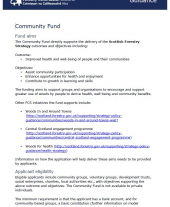 Community Fund Guidance